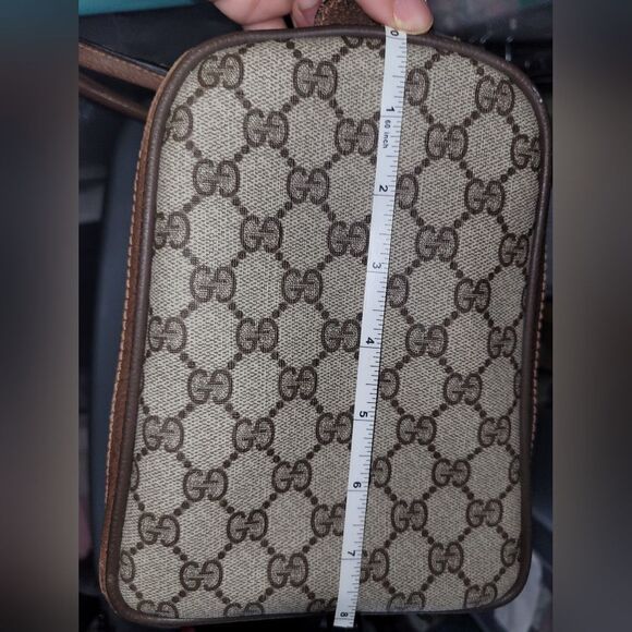 Gucci Supreme Sherry Line Web Monogram Boston Bag. - Picture 14 of 14